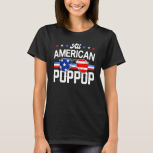 All American PopPop 4th of July Family Matching Su T-Shirt