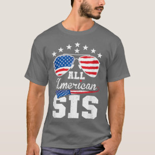 All American Sis 4th of July Matching Family T-Shirt
