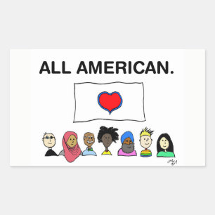 All American Sticker