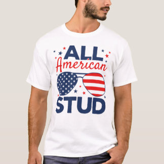 All American Stud, 4th July, Men's T-Shirt