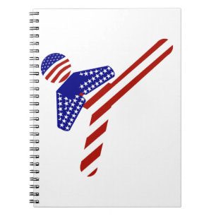 All-American TaeKwondo Kick (1) Notebook