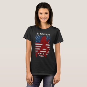 All-American Track & Field Vintage Distressed T-Shirt