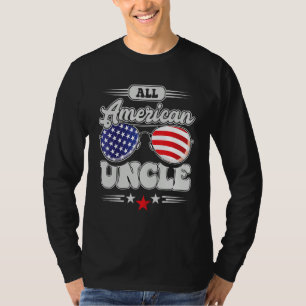 All American Uncle 4th Of July Family Matching T-Shirt
