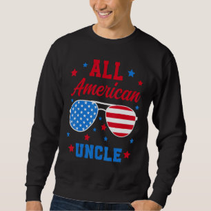 All American Uncle Fourth Of July 4th Matching Fam Sweatshirt