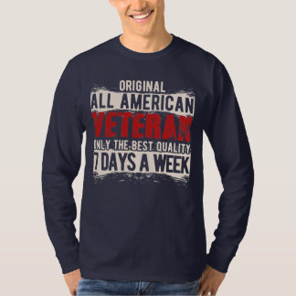 All American Veteran Mens Long Sleeve T-Shirt