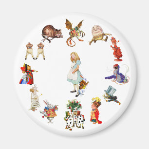 All Around Alice in Wonderland Magnet