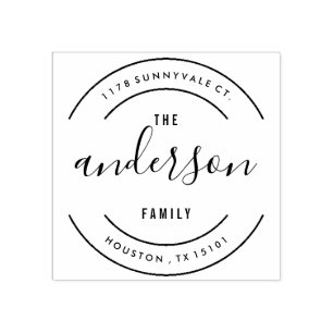 All Around Family Return Address Stamp