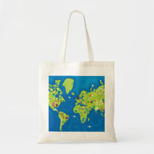 All Around the World Tote Bag