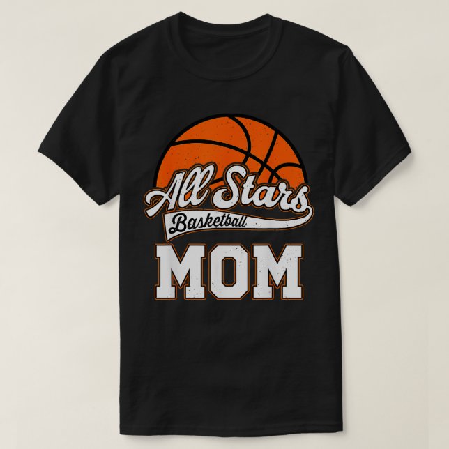 All Basketball Mum Of The Birthday Boy Baller 1 T-Shirt (Design Front)