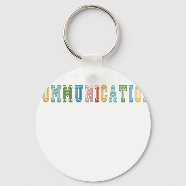 all behaviour is a form of communicatio key ring (Front)