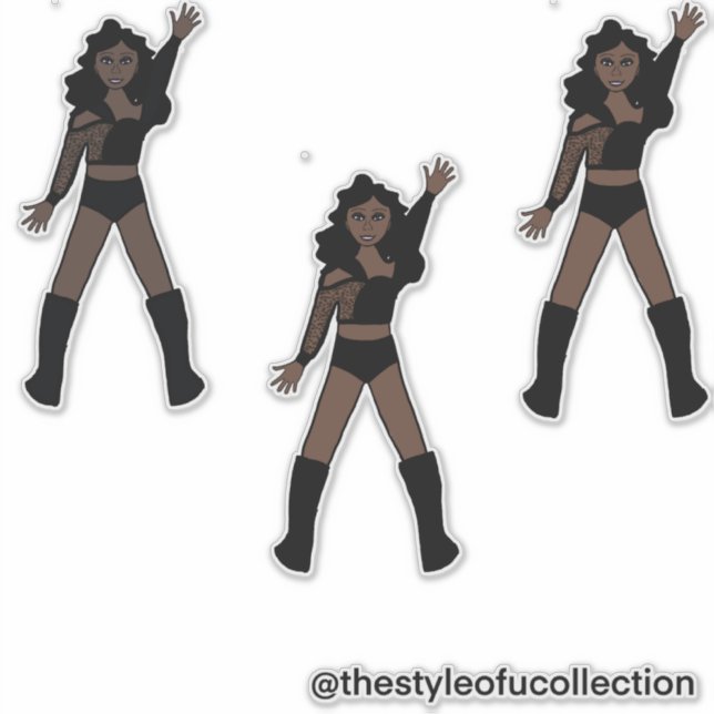 All Black Dancer #1 (Front)