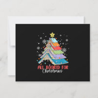 All Booked For Christmas Book Christmas Tree Light