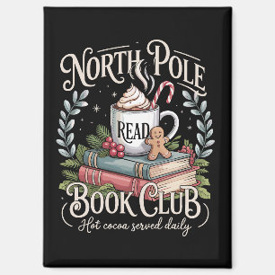 All Booked for Christmas Coquette Xmas Book Club Magnet