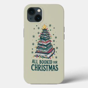 All Booked For Christmas Gift for Librarian Lover iPhone 13 Case