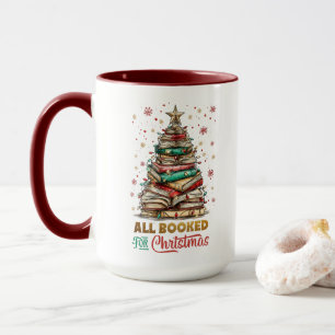 All Booked for Christmas  Mug