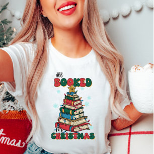 All Booked for Christmas T-Shirt