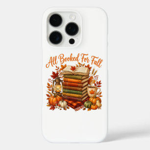 All Booked for Fall Books Coffee Cosy Autumn iPhone 16 Pro Case