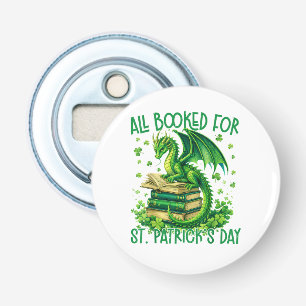 All Booked for St Patrick's Day Bottle Opener