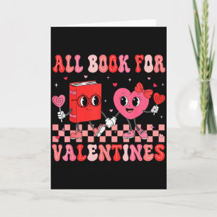 All Booked For Valentine Book Librarian Teacher Wo Card