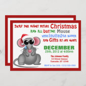 All but the Mouse - Christmas Dinner Invitations (Front/Back)