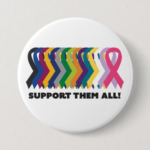 All Cancer Awareness 7.5 Cm Round Badge
