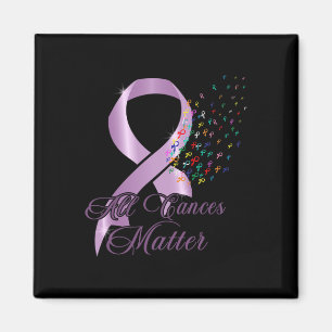 All Cancer Awareness All Ribbon World Cancer Aware Magnet