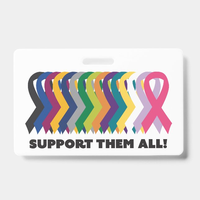 All Cancer Awareness ID Badge (Front)