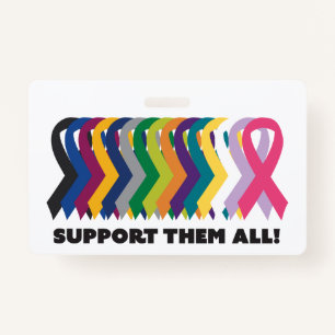 All Cancer Awareness ID Badge