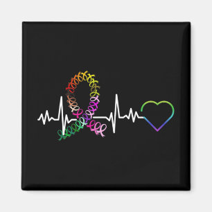 All Cancer Matters Awareness Day Heartbeat Cancer Magnet