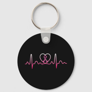 All Cancer Matters Awareness Day Heartbeat  Key Ring