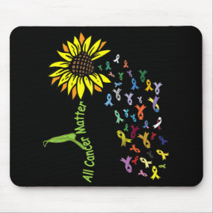 All Cancer Matters Awareness Day Ribbon Mouse Pad