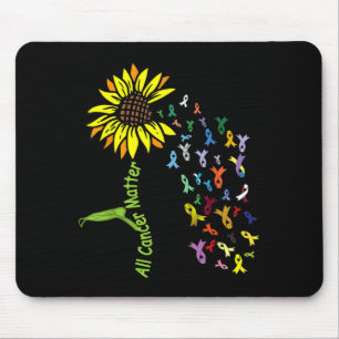All Cancer Matters Awareness Day Ribbon Mouse Pad