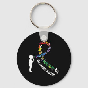 All Cancer Matters Awareness Saying I World Cancer Key Ring