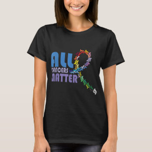 All Cancer Matters Awareness Support I World Cance T-Shirt