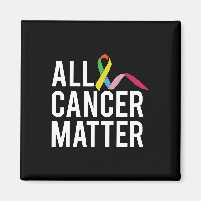 All Cancer Problem World Cancer Day  Magnet (Front)