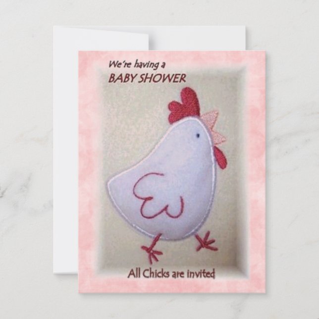All Chics Invited Invitation (Front)