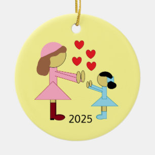 All Children Need Love Ceramic Tree Decoration