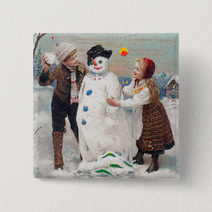 All Christmas Joy Be Yours 15 Cm Square Badge