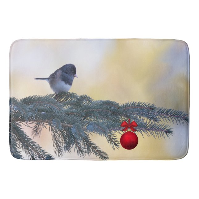 All creatures great and small celebrate the season bath mat (Front)