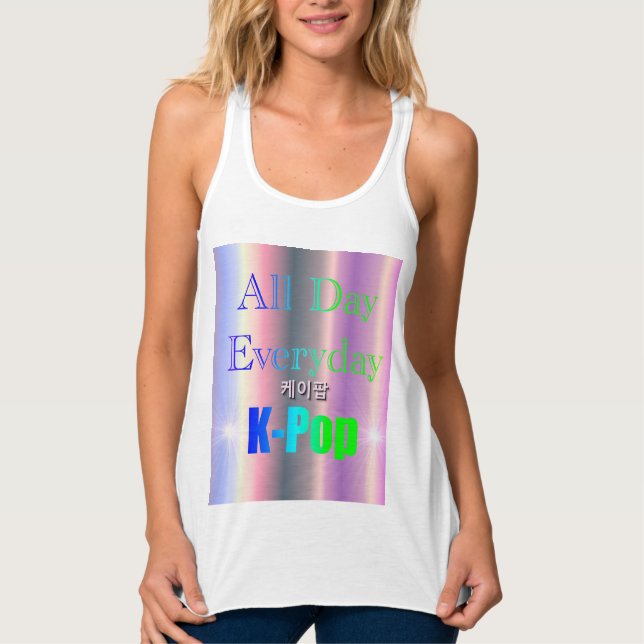 All Day Everyday K-Pop Tank Top (Front)
