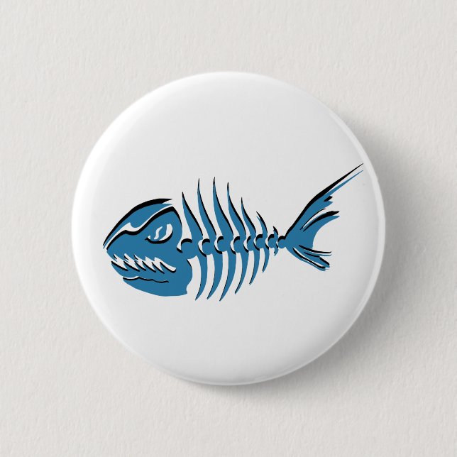 ALL DEM BONES 6 CM ROUND BADGE (Front)