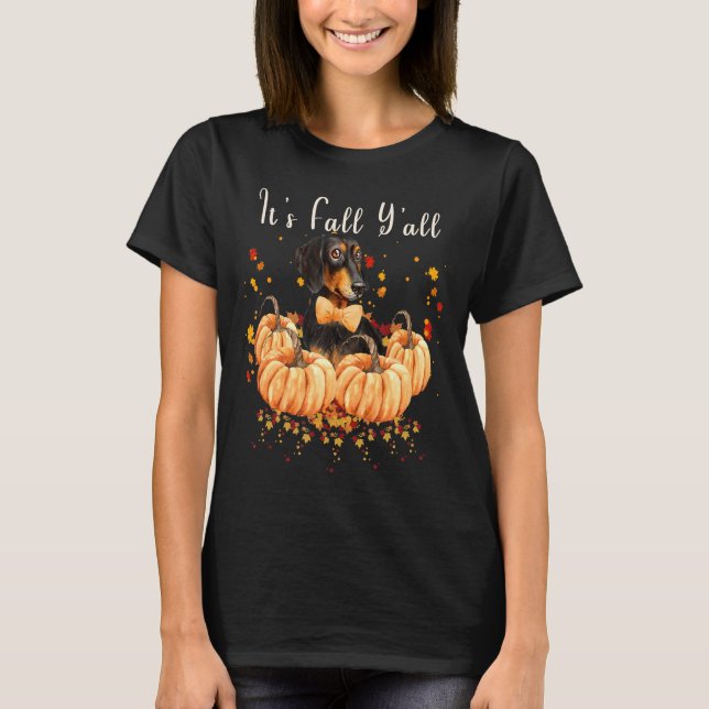 All Dog Dachshund Clothes T-Shirt (Front)