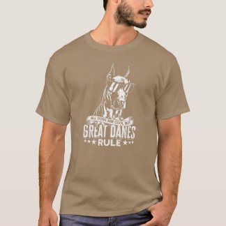 All dogs are cool but great danes rule dog vintage T-Shirt