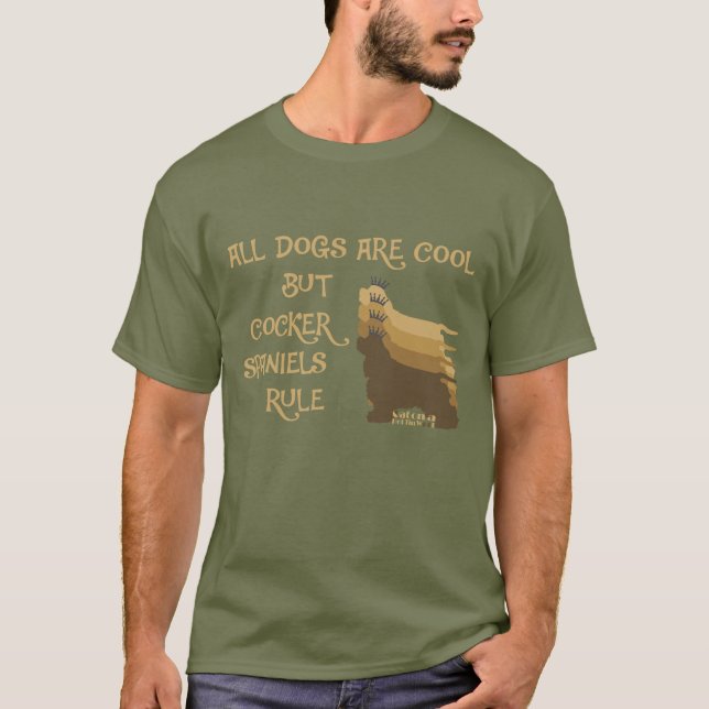 All Dogs Are Cool T-Shirt (Front)