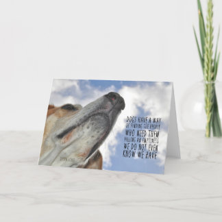 ALL DOGS GO TO HEAVEN Greeting Card