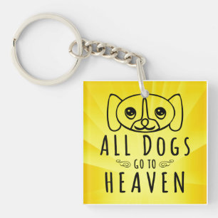 All Dogs Go to Heaven Key Ring