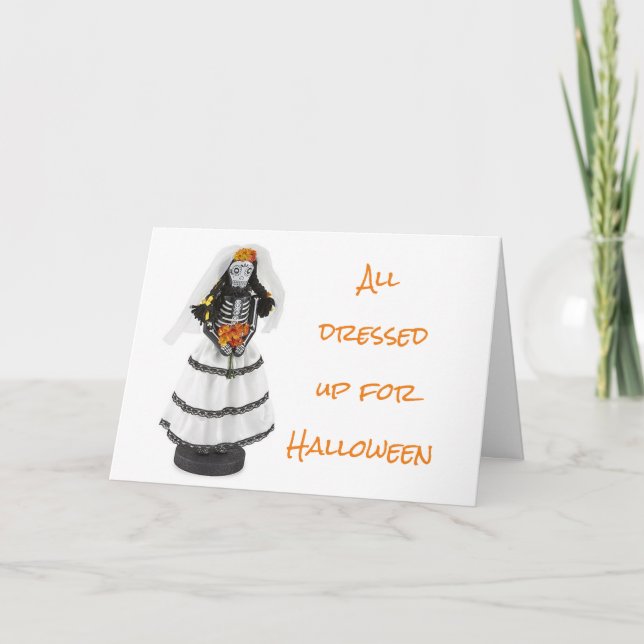 **ALL DRESSED UP** FOR HALLOWEEN CARD (Front)
