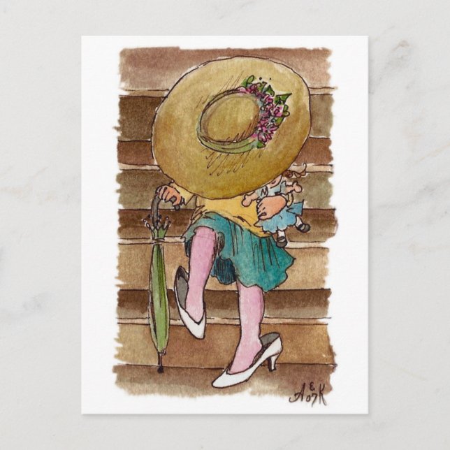 All Dressed Up Postcard (Front)