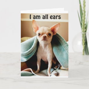 ALL EARS TO HEAR ABOUT YOUR  *NEW JOB* CARD