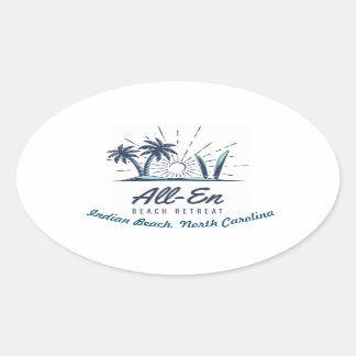 All-En Beach Retreat Sticker